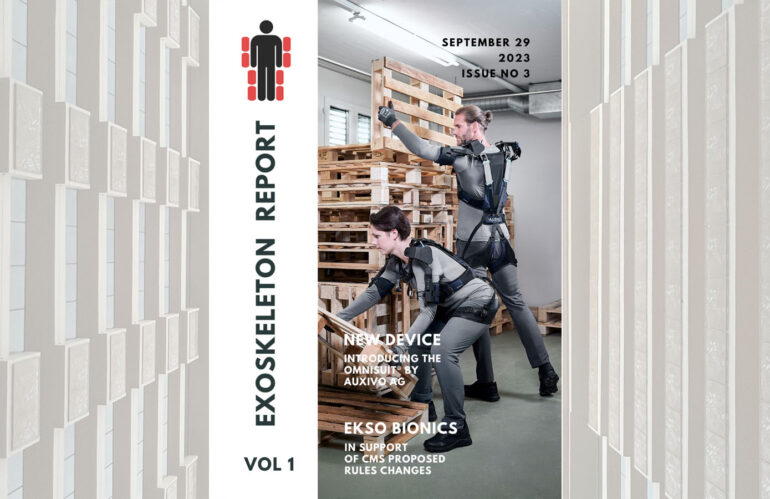 Exoskeleton Report Digital Magazine Vol 1 Issue 3