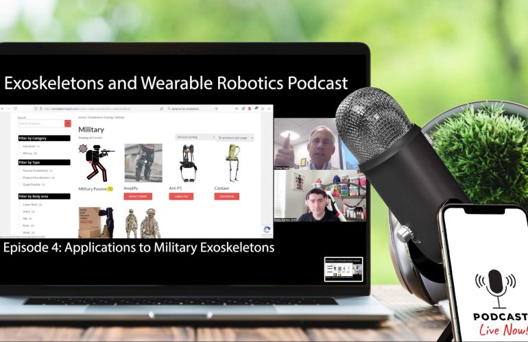 Podcast Episode 4: Applications of Military Exoskeletons